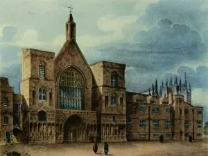 1st Baronet Gallery: New Palace Yard and Entrance to Westminster Hall, 1947. Creator: T. Coney