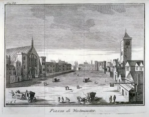 New Palace Yard Prints: New Palace Yard, Palace of Westminster, London, 1742