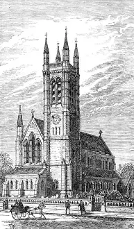St Pauls Church Prints: New parish church of St. Paul, Hammersmith, 1883. Creator: Unknown