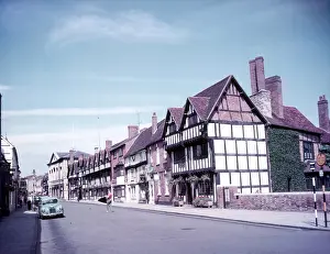 Shakespeare Prints: New Place, Chapel Street, Stratford-on-Avon