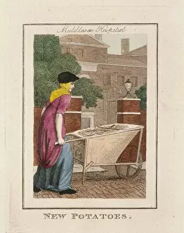 William Marshall Gallery: New Potatoes, Cries of London, 1804