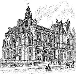 Public Library Prints: The new public library, Edinburgh, 1890. Creator: Unknown
