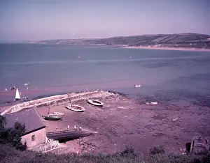 Holiday Prints: New Quay, Cardigan, c1955. Creator: Arthur Charles Kirby Ware