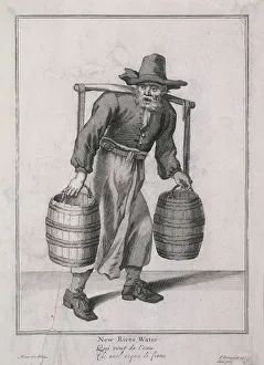Marcellus Laroon Prints: New River Water, Cries of London, (c1688?)