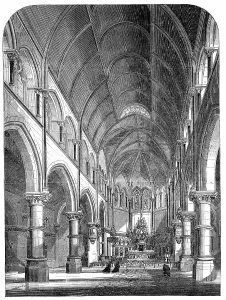Vaulted Prints: The new Roman Catholic cathedral at York, 1864. Creator: Unknown