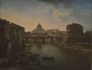 Saint Peters Basilica Prints: The new Rome. Artist: Shchedrin, Sylvester Feodosiyevich (1791-1830)