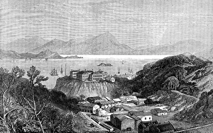 Hong Kong Prints: New Royal Naval Hospital, Hong-Kong, 1873. Creator: H. Crane