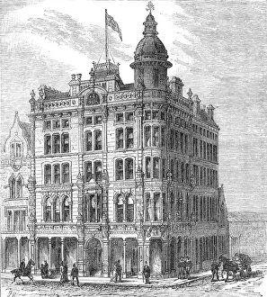 Dundee Scotland Prints: The new Sailors Home, Dundee, 1881