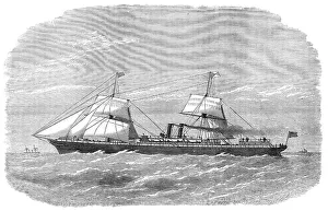 The new screw-steamer Japan, for the Suez Canal trade to India and China, 1872. Creator: Unknown