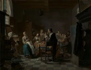 Clavecin Prints: The New Song, 1740-1760. Creator: Jan Josef Horemans II