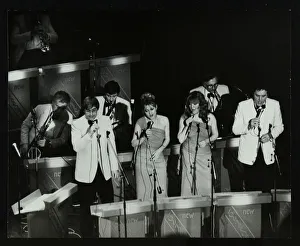 Terry Prints: The New Squadronaires in concert at the Forum Theatre, Hatfield, Hertfordshire, 1984