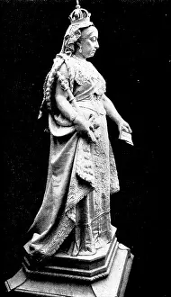 Handicraft Prints: New statue of the Queen at Brighton, 1898. Creator: Unknown