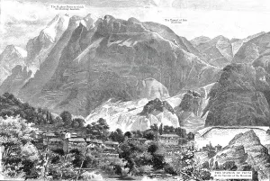Alpine Prints: The New Swiss Railway Ascending Monte Generoso, 1890. Creator: Unknown