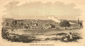 Winslow Homer American Prints: The New Town of Belmont, Massachusetts, 1859. Creator: Winslow Homer (American, 1836-1910)