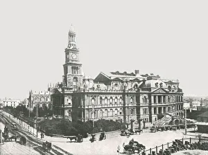 York And Son Prints: The New Town Hall, Sydney, Australia, 1895. Creator: York & Son