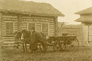 Slavic Prints: A New Type of Cart, 1909. Creator: Nikolai Georgievich Katanaev