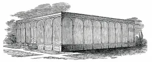 Glasshouse Prints: The New Victoria Regia House - Exterior