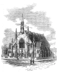 Wesleyan Prints: New Wesleyan Chapel, Beverley-road, Hull, 1862. Creator: Unknown