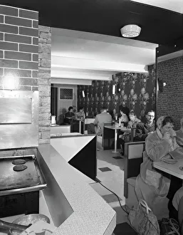Service Industry Prints: New Wimpy Bar, Barnsley, South Yorkshire, 1960. Artist: Michael Walters