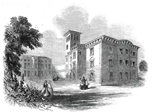 Osborne House Gallery: New wing of Osborne House, Isle of Wight, 1845. Creator: Ebenezer Landells