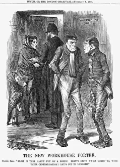 The New Workhouse Porter, 1866. Artist: John Tenniel