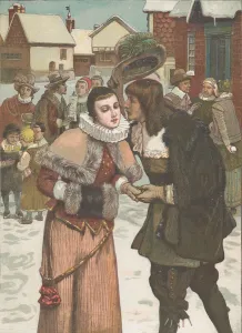 New Years Day in Old New York, from The Graphic'Christmas Number, December