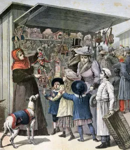 Excited Prints: New Years Day, Paris, 1892. Artist: Henri Meyer