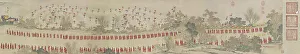 New Years Festival at the Pavilion of Pure Brightness. Detail: winter sports games New Years Festival at the Pavilion of Pure Brightness. Detail: winter sports games