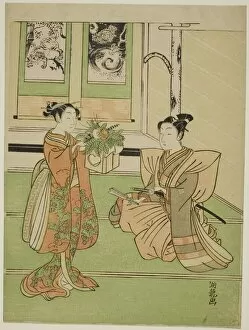The New Year's Offering, c. 1769. Creator: Isoda Koryusai