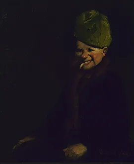 New Years Shooter, 1917. Creator: George Benjamin Luks
