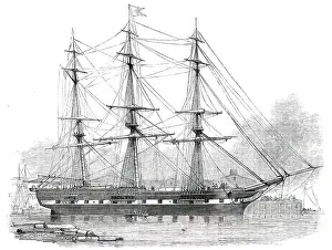 New York American Line Ship, Cornelius Grinnell, 1850. Creator: Smyth. New York American Line Ship, Cornelius Grinnell, 1850. Creator: Smyth