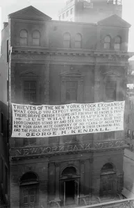 New York Bank Note Co. notice, 1913. Creator: Bain News Service