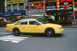 Taxi Prints: New York City taxi cab 1995