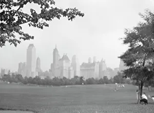 Central Park Prints: New York City views, Central Park, between 1931 and 1938. Creator: Arnold Genthe