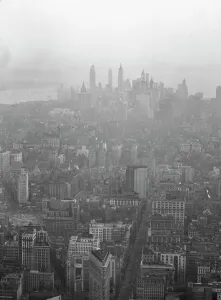 New York City views, skyline, between 1931 and 1938. Creator: Arnold Genthe