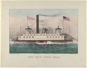 New York Ferry Boat, ca. 1860-65. ca. 1860-65. Creators: Nathaniel Currier