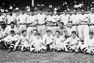 New York Giants at the Polo Grounds, New York, September 1912 (baseball), 1912. Creator: Bain News Service