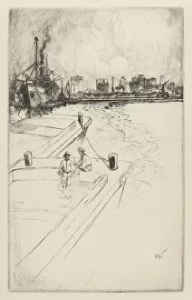 C F William Mielatz Gallery: New York from the Harbor, 1905. Creator: Charles Frederick William Mielatz