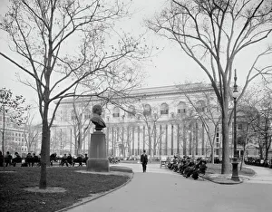 Nypl Prints: The New York Public Library and Bryant Park