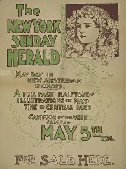 Posters Prints: The New York Sunday herald. May day [