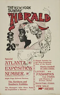 Posters Prints: The New York Sunday herald. Oct. 20th 1895. c1895. Creator: Charles Hubbard Wright