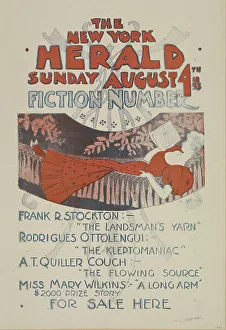 The New York Sunday herald. Sunday August 4th 1895 fiction number. c1895. Creator: Charles Hubbard Wright