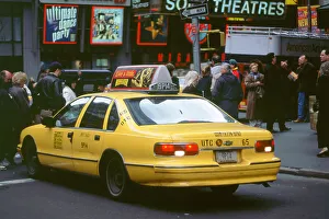 Taxi Prints: New York Yellow Taxi cab, 1995