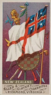 New Zealand Gallery: New Zealand, from Flags of All Nations, Series 1 (N9) for Allen &