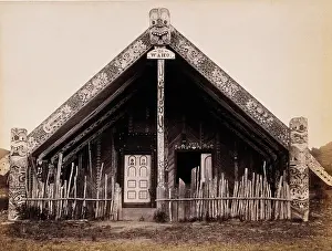 Sacred Prints: New Zealand: the house of the Maori leader and prophet