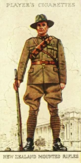 Player Prints: New Zealand Mounted Rifles, 1936. Creator: Unknown