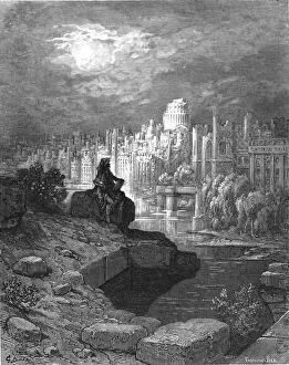 River Thames Gallery: The New Zealander, 1872. Creator: Gustave Doré