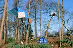 Protestors Prints: Newbury ByPass constuction protestors