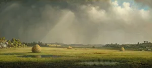 Panoramic Gallery: Newburyport Meadows, ca. 1876-81. Creator: Martin Johnson Heade