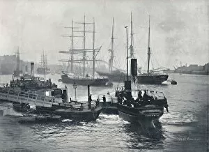Tall Ship Gallery: Newcastle-On-Tyne - View on the Tyne, 1895